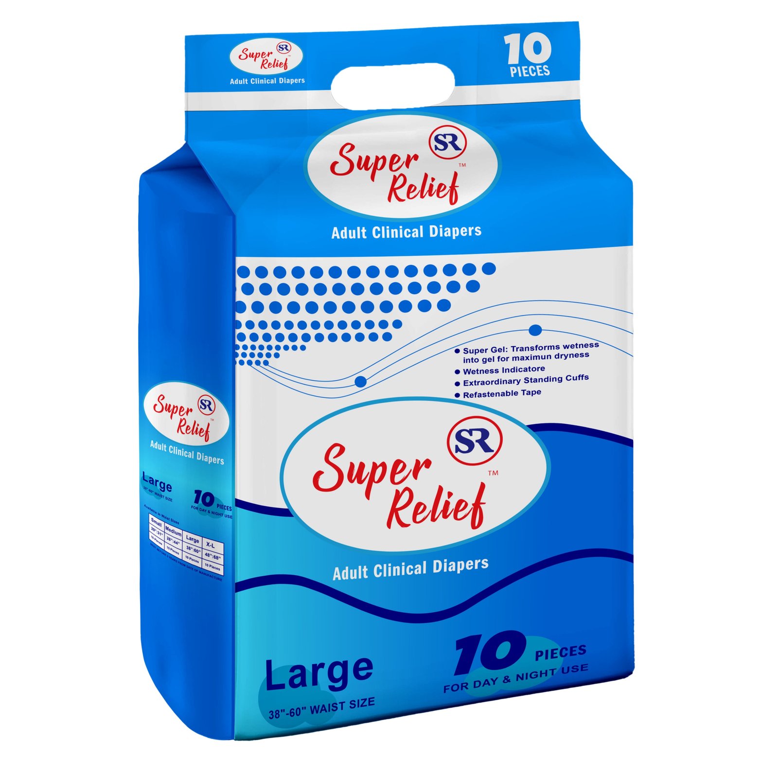 Adult Clinical Diapers (Large)