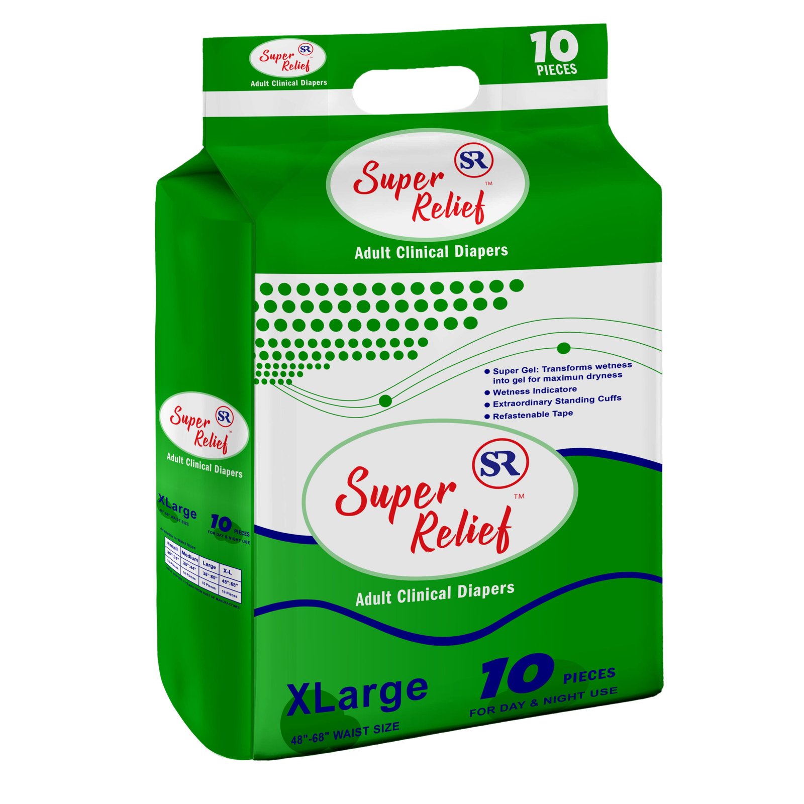 Adult Clinical Diapers (XLarge)