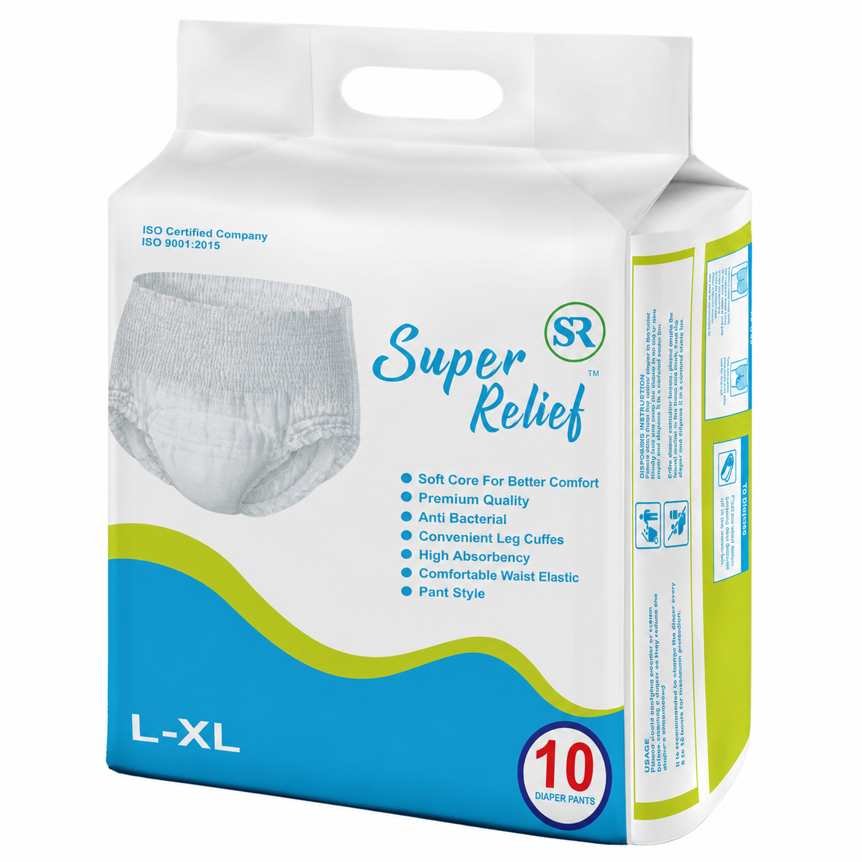 Adult Diaper Pants L-XL